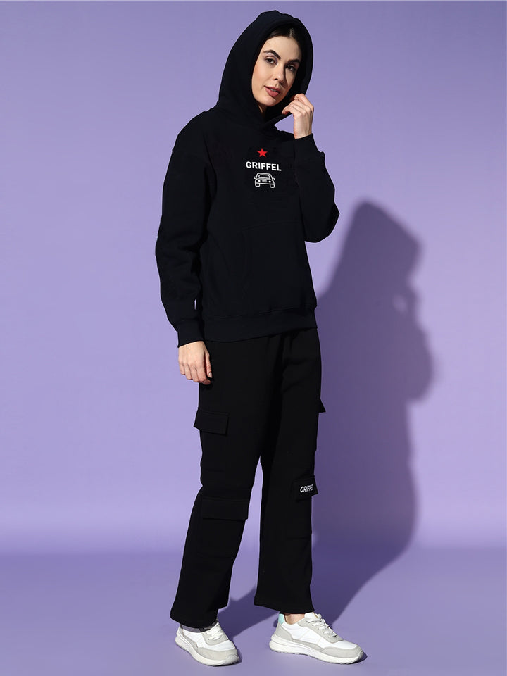 PRAYS FOR CARS oversized cotton fleece tracksuit