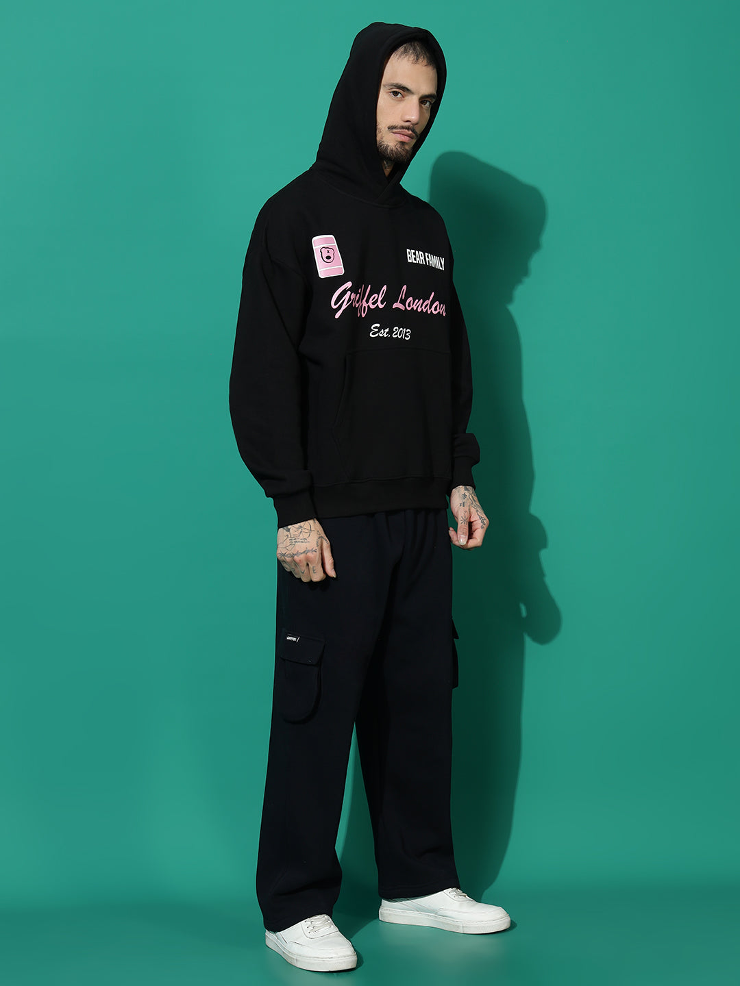 1993 Black Oversized Tracksuit