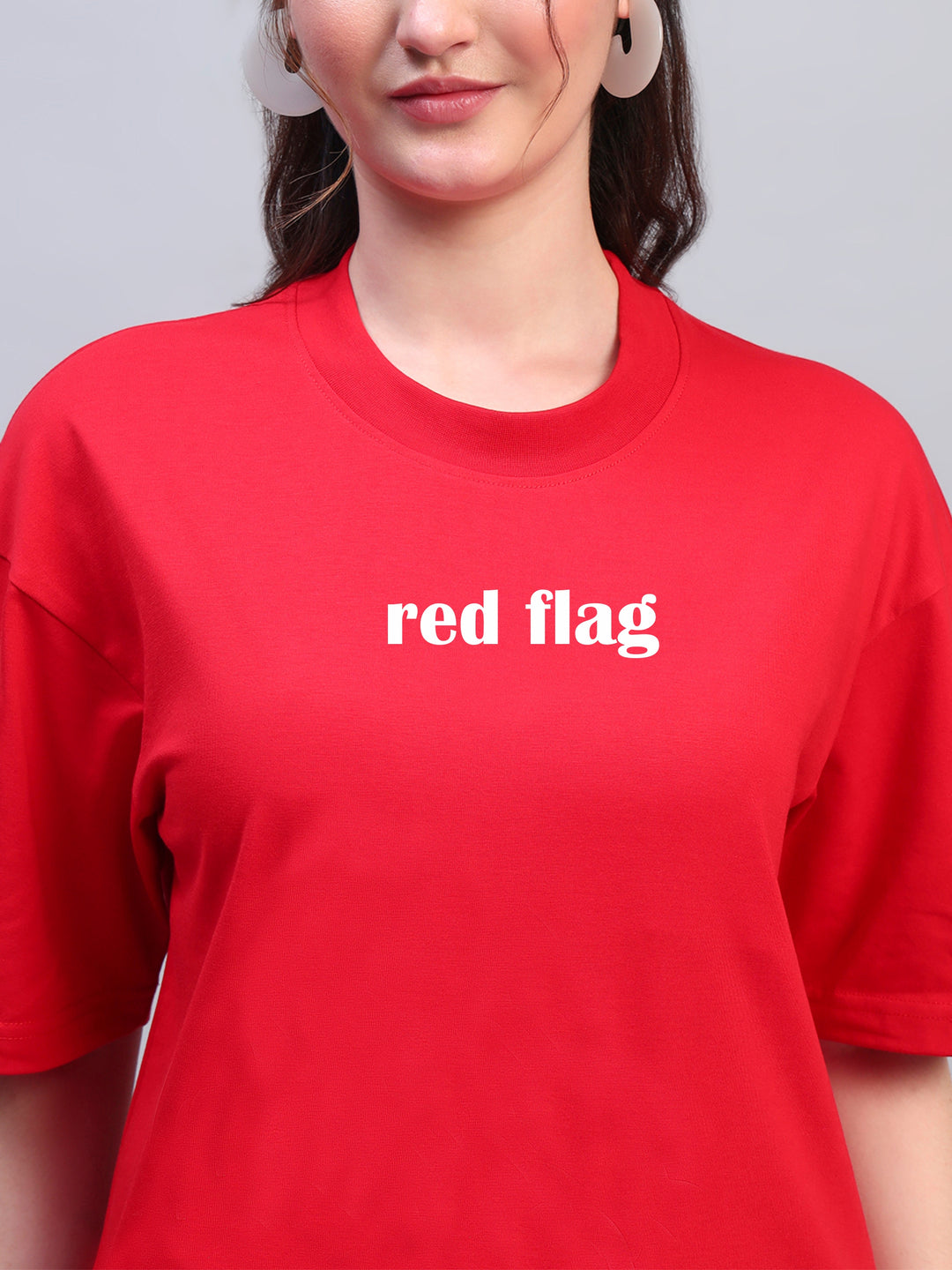 RED FLAG Oversized Cotton Co-ord 🚩