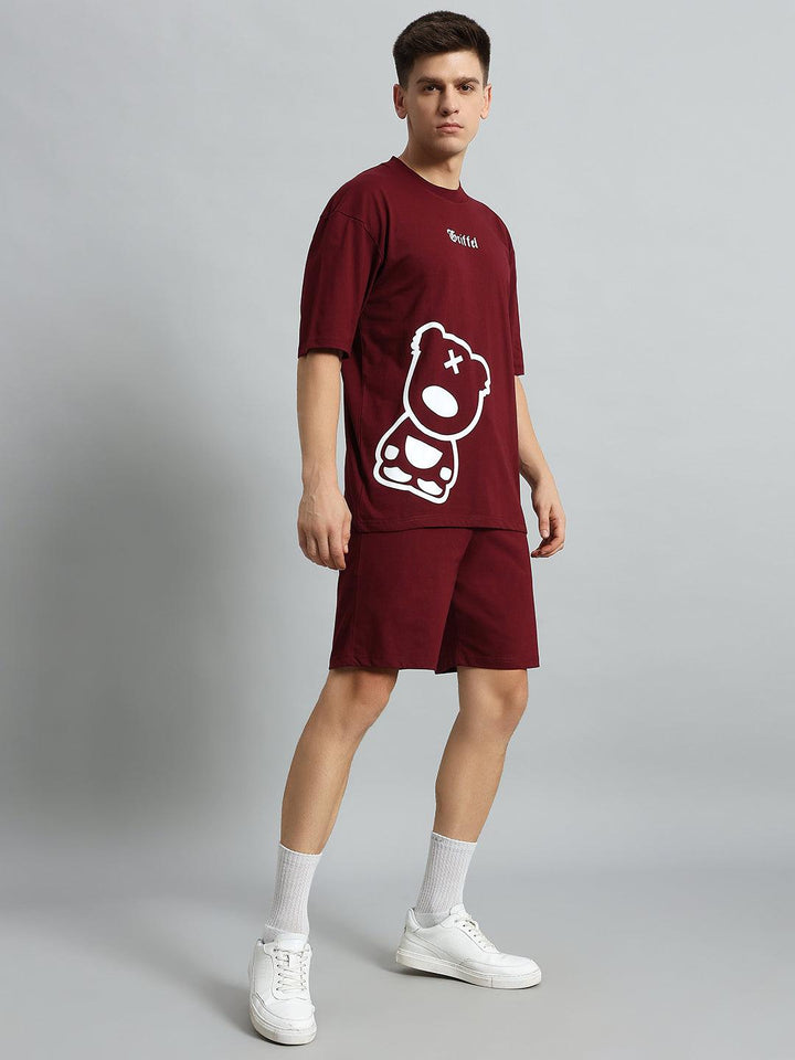 PUFF TEDDY T-shirt and Shorts Set