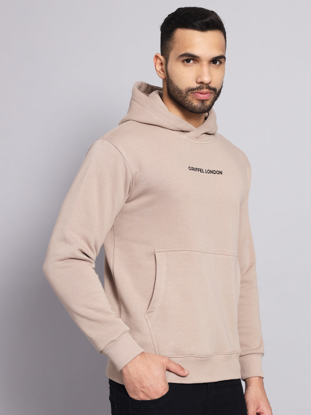 Griffel London Print Regular Fit Hoodie