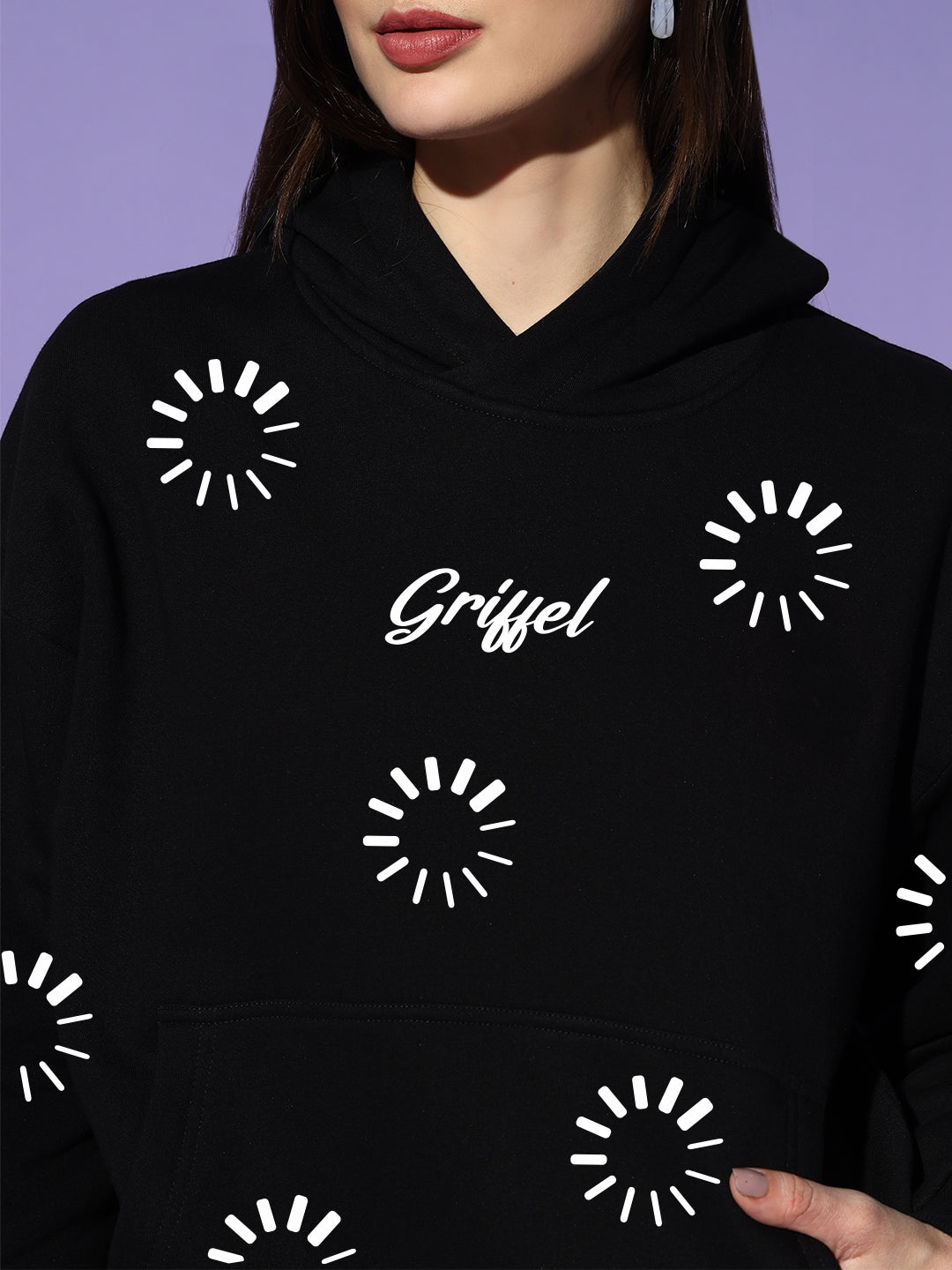 BUFFER GRIFFEL CLUB cotton fleece oversized tracksuit