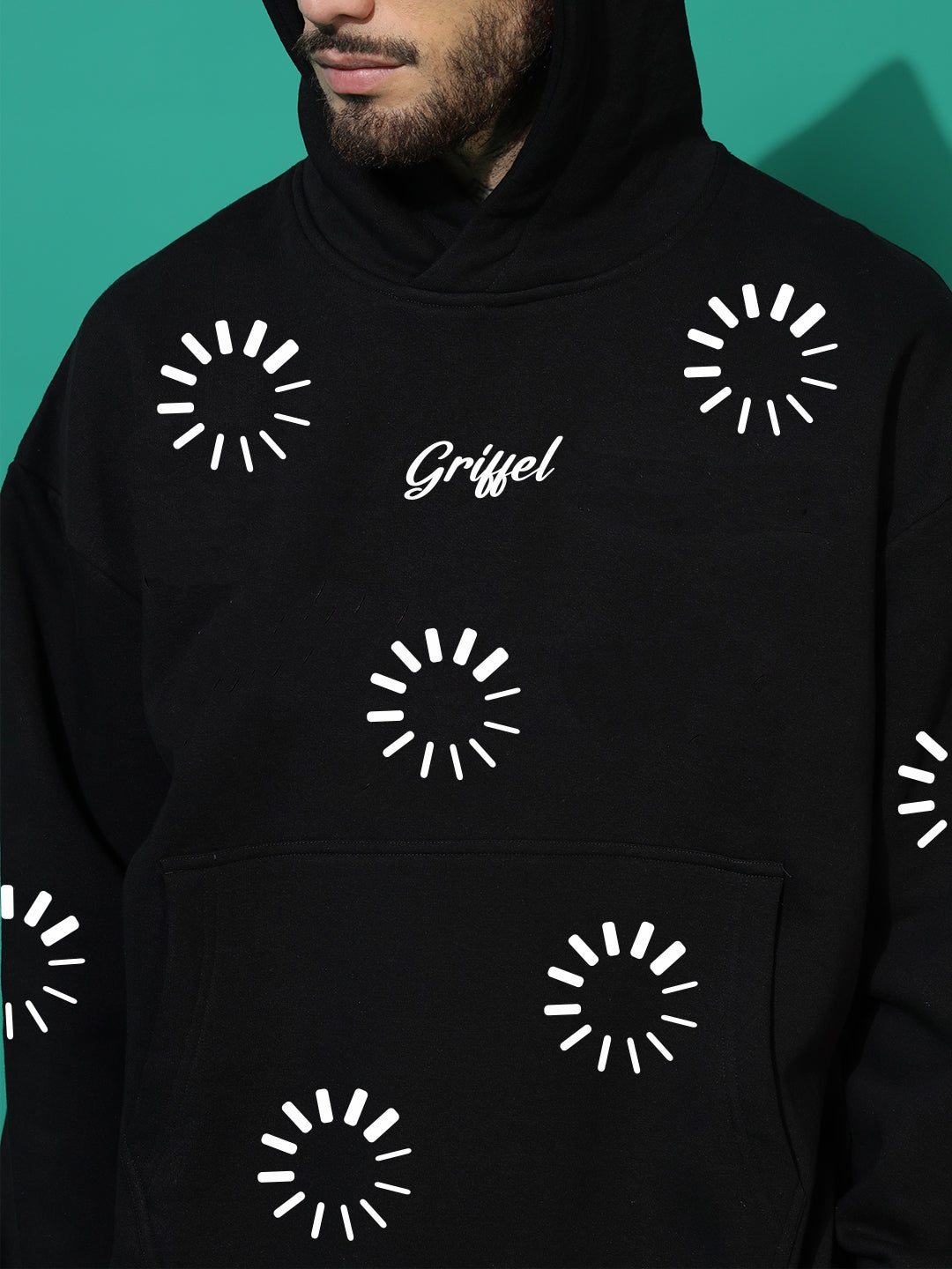 BUFFER GRIFFEL CLUB cotton fleece oversized tracksuit