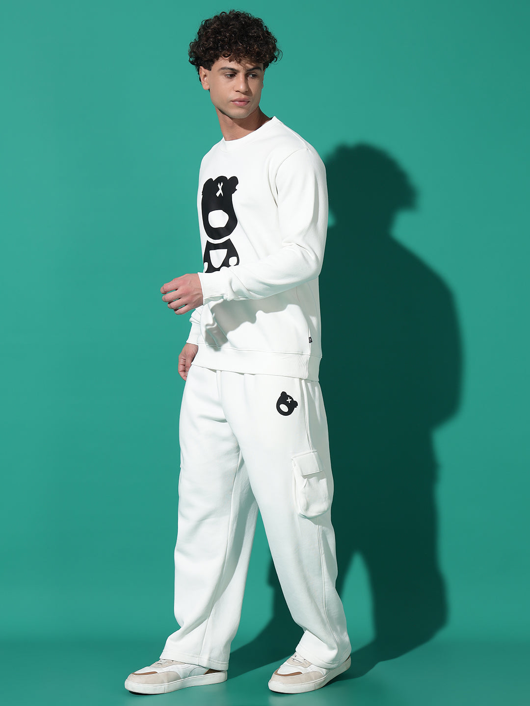 Teddy 2.0 Printed Regular Fit Tracksuit