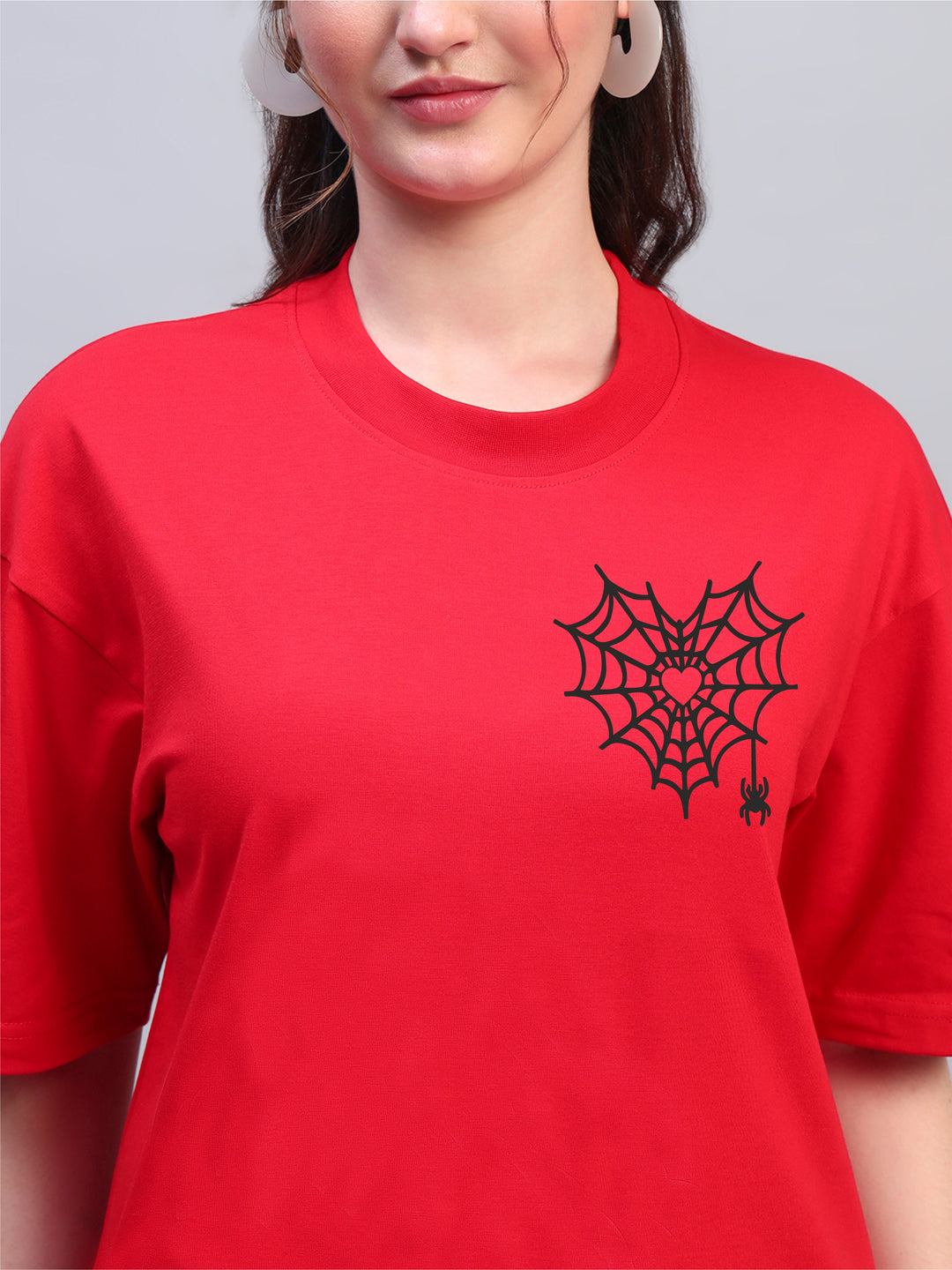 The "Toxic Love" Webbed EditionCouple Oversized T-shirt  Combo 🕸️