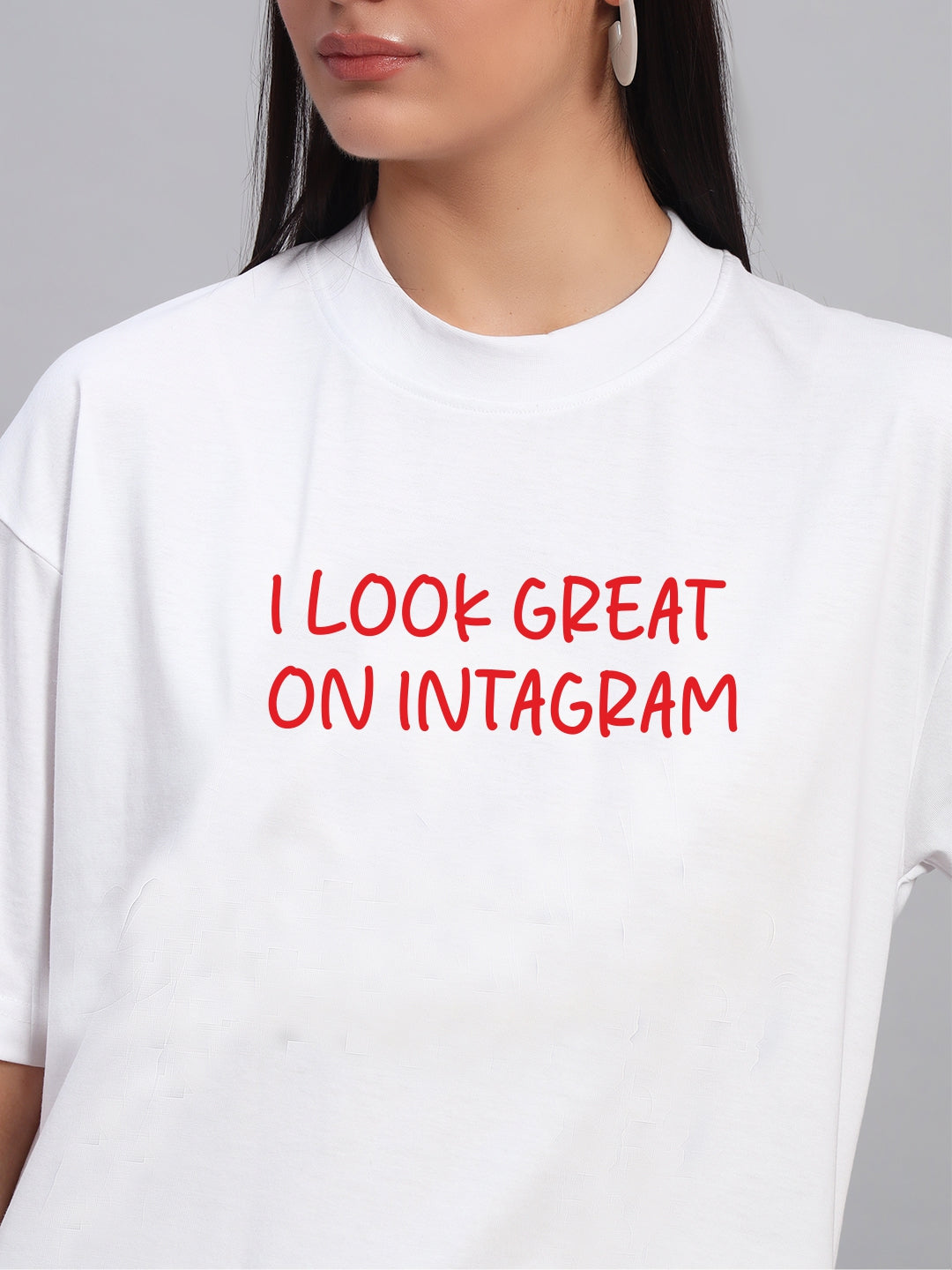 Instagram OVERSIZED Cotton T-SHIRT 📸