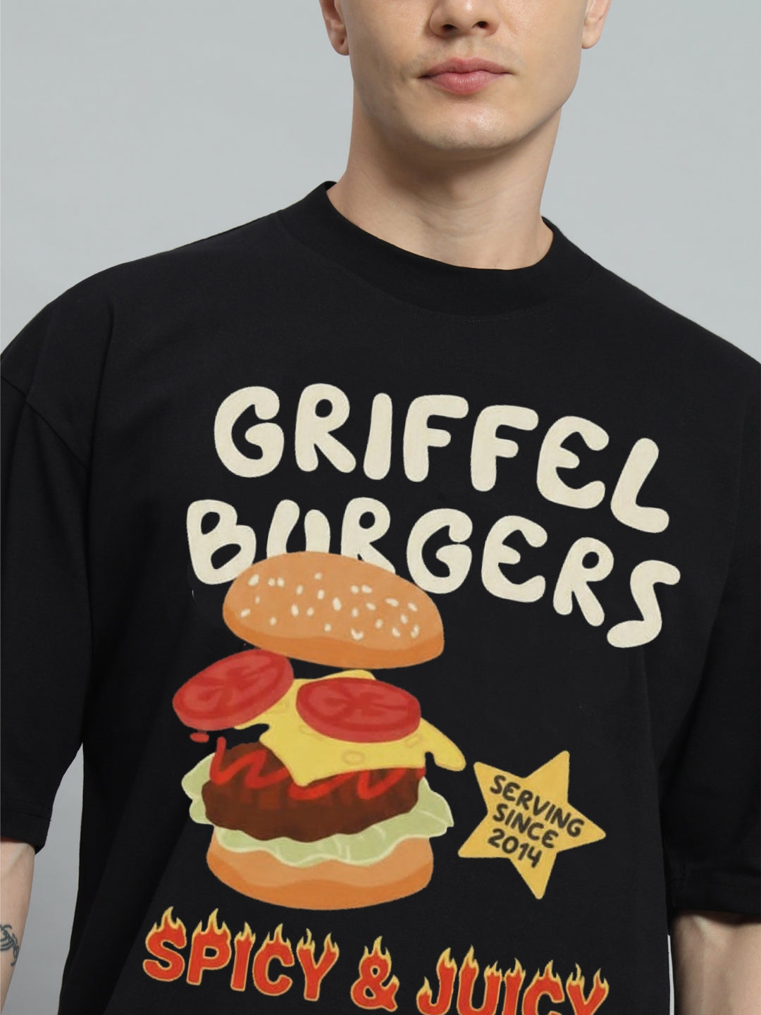 Spicy Burger Oversized Cotton Co-ord set 🍔