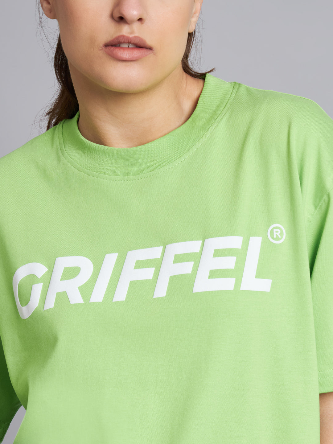 GRIFFEL Women Neon Parrot Printed Oversized Loose fit T-shirt and Trackpant Set
