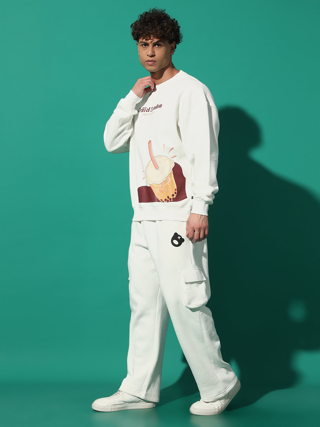 GRIFFEL Men Oversized Tracksuit