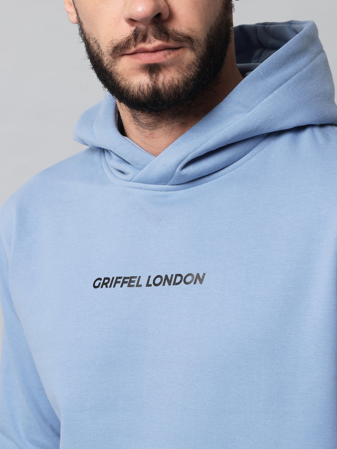 Griffel London Print Regular Fit Hoodie