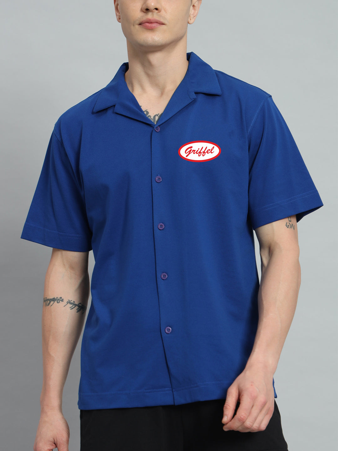 Cafe Cotton Bowling Shirt 🍽️