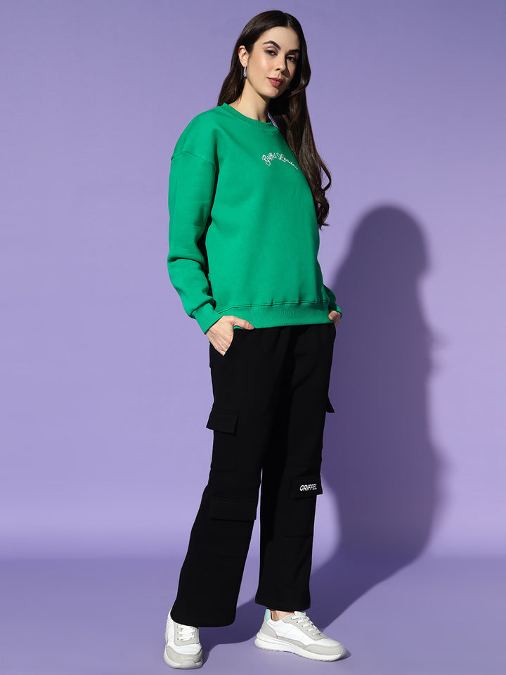 BEAR FAMILY Oversized Round Neck Tracksuit