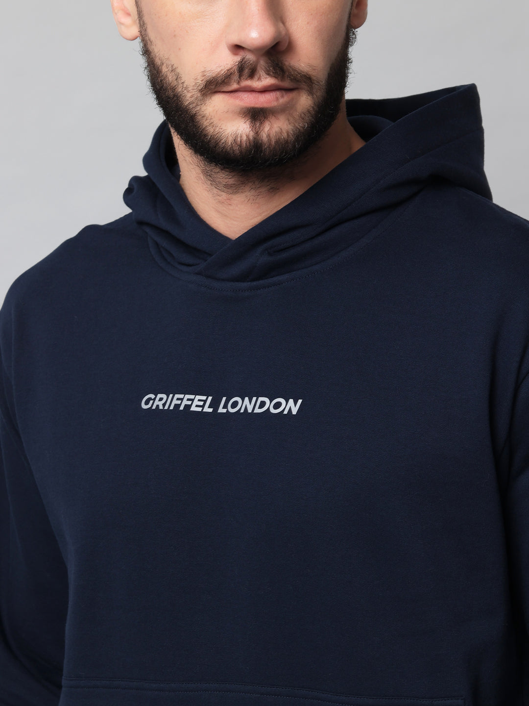 Griffel London Print Regular Fit Hoodie