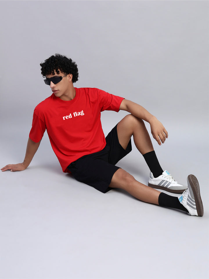 RED FLAG Oversized Cotton T-shirt 🚩