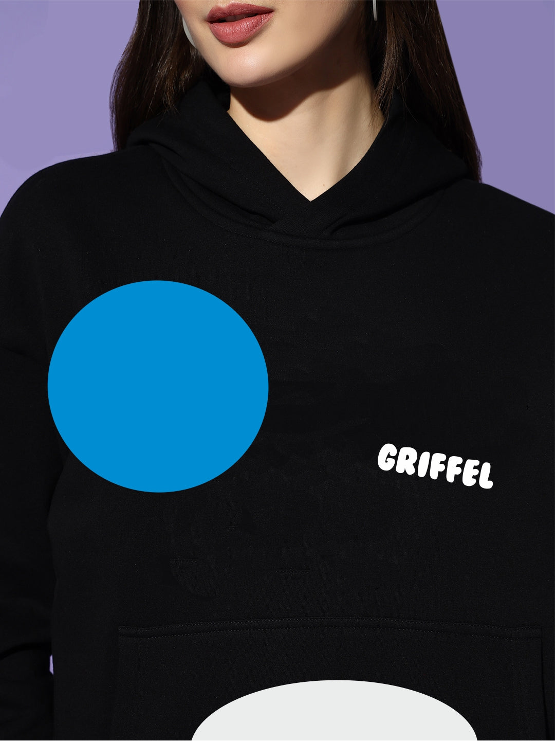 IF YE CAN Oversized Cotton Fleece Black Hoodie 🤜🏾