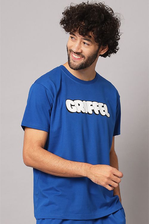 GRIFFEL Men Printed Royal Regular fit T-shirt - griffel