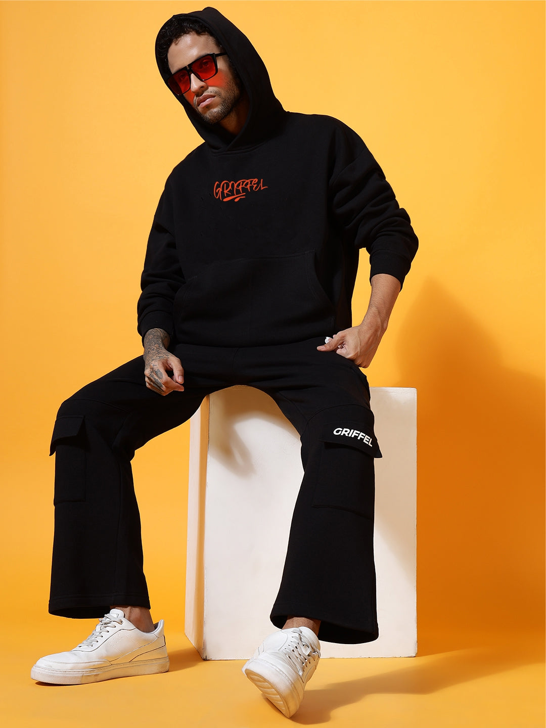 GRAFITTI GRIFFELGRIFFEL CLUB cotton fleece oversized tracksuit