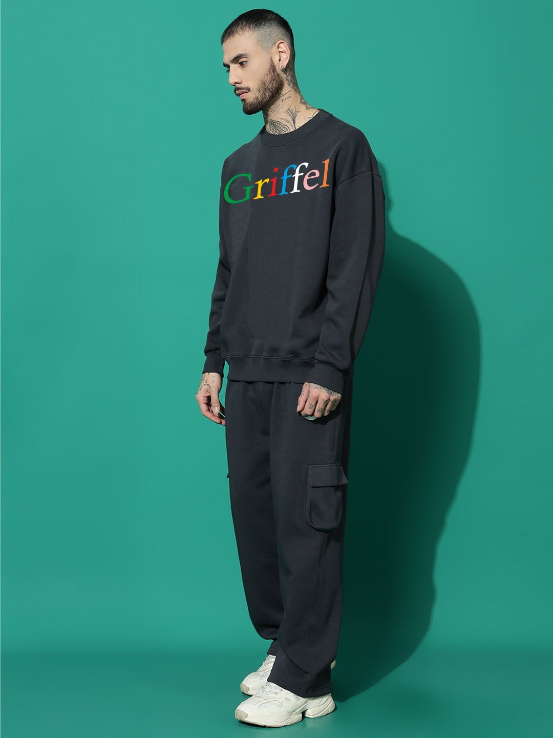 DESIGNER GRIFFELGRIFFEL CLUB cotton fleece oversized tracksuit