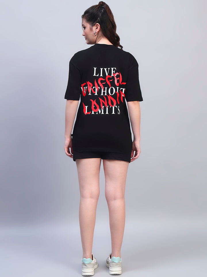 LIVE WITHOUT LIMITS OVERSIZED T-SHIRT