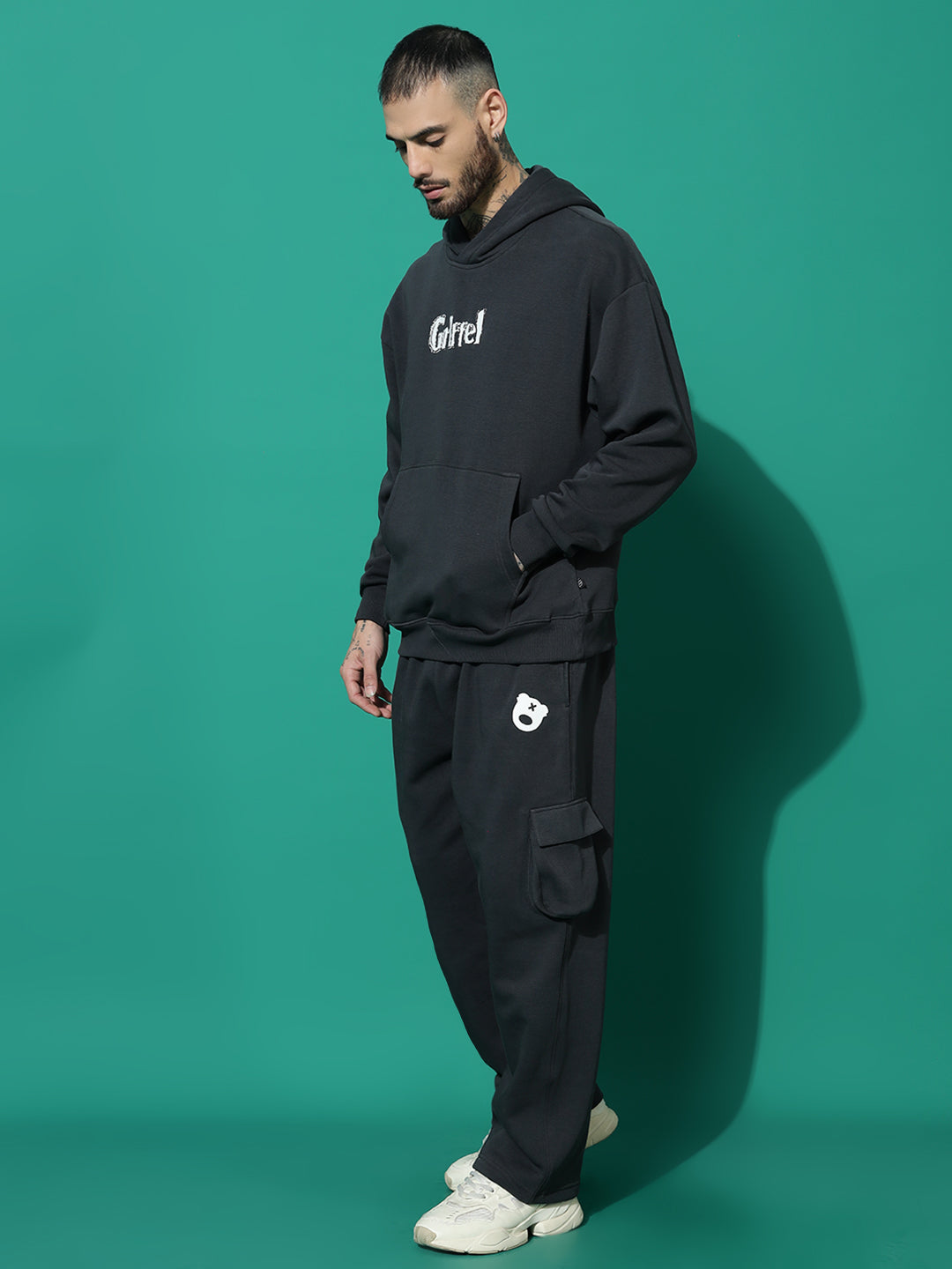 Island bird dark grey Oversized Tracksuit 🐦