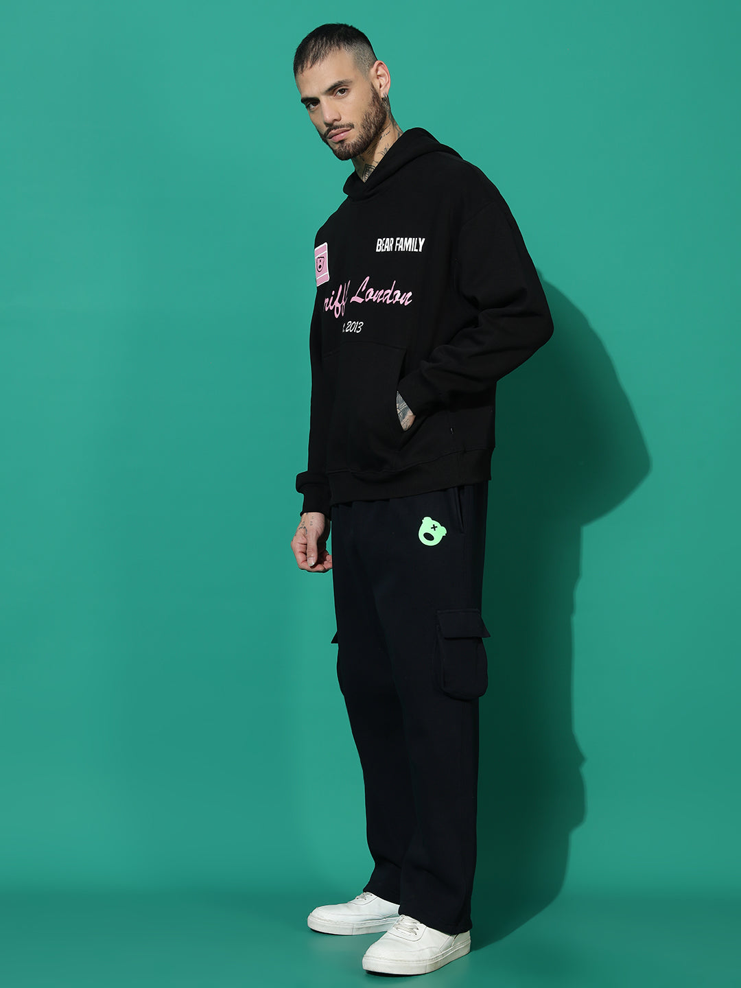 1993 Black Oversized Tracksuit