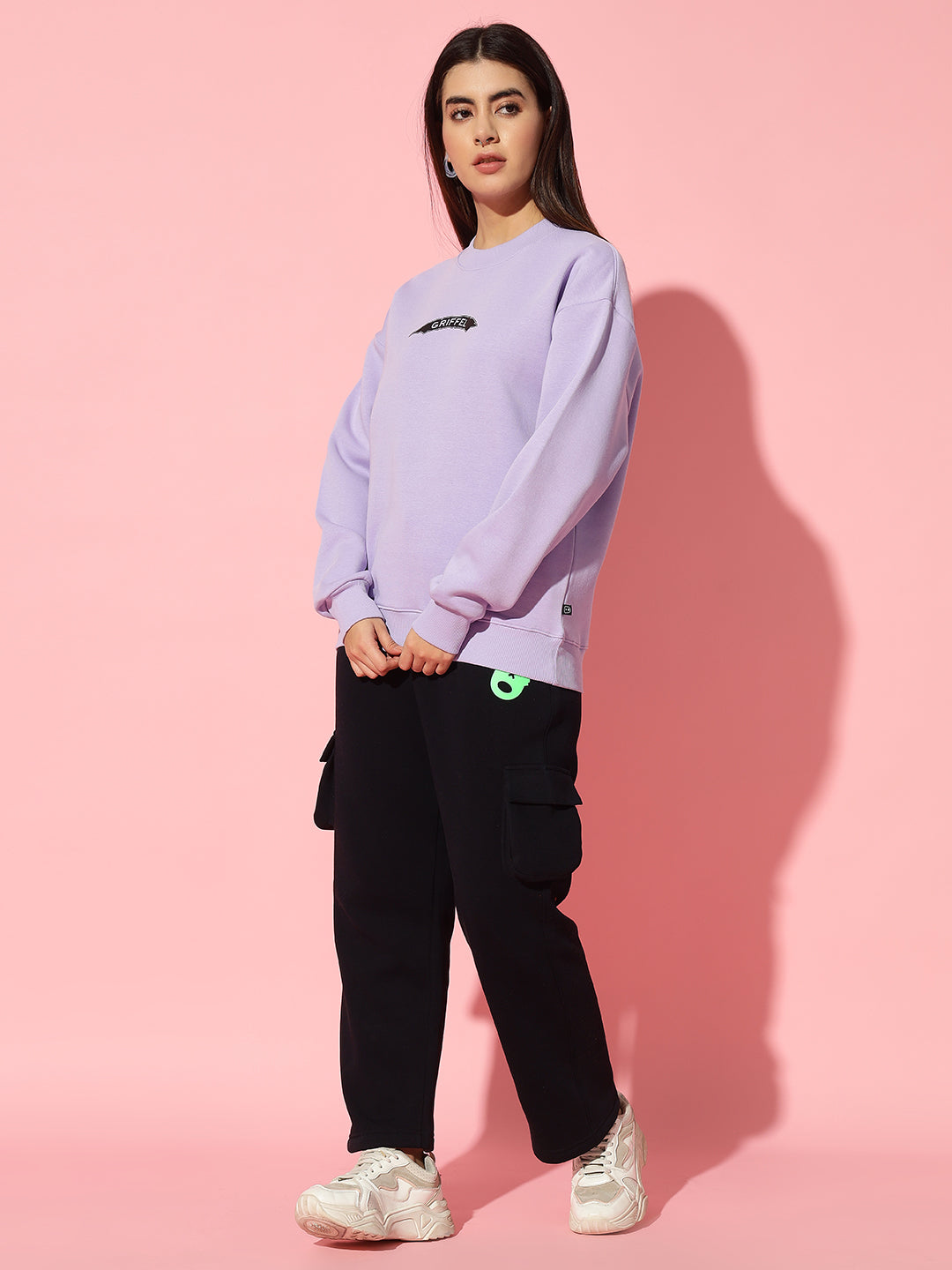 GRIFFEL Oversized Round Neck Tracksuit