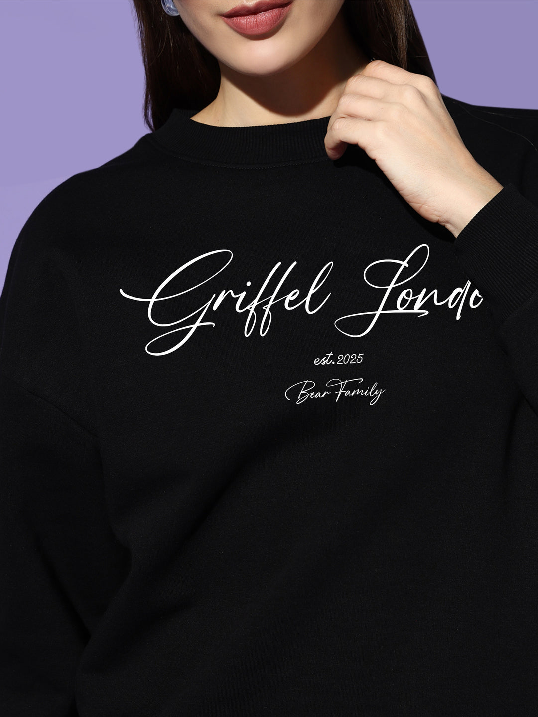 SIGNATURES oversized cotton fleece tracksuit