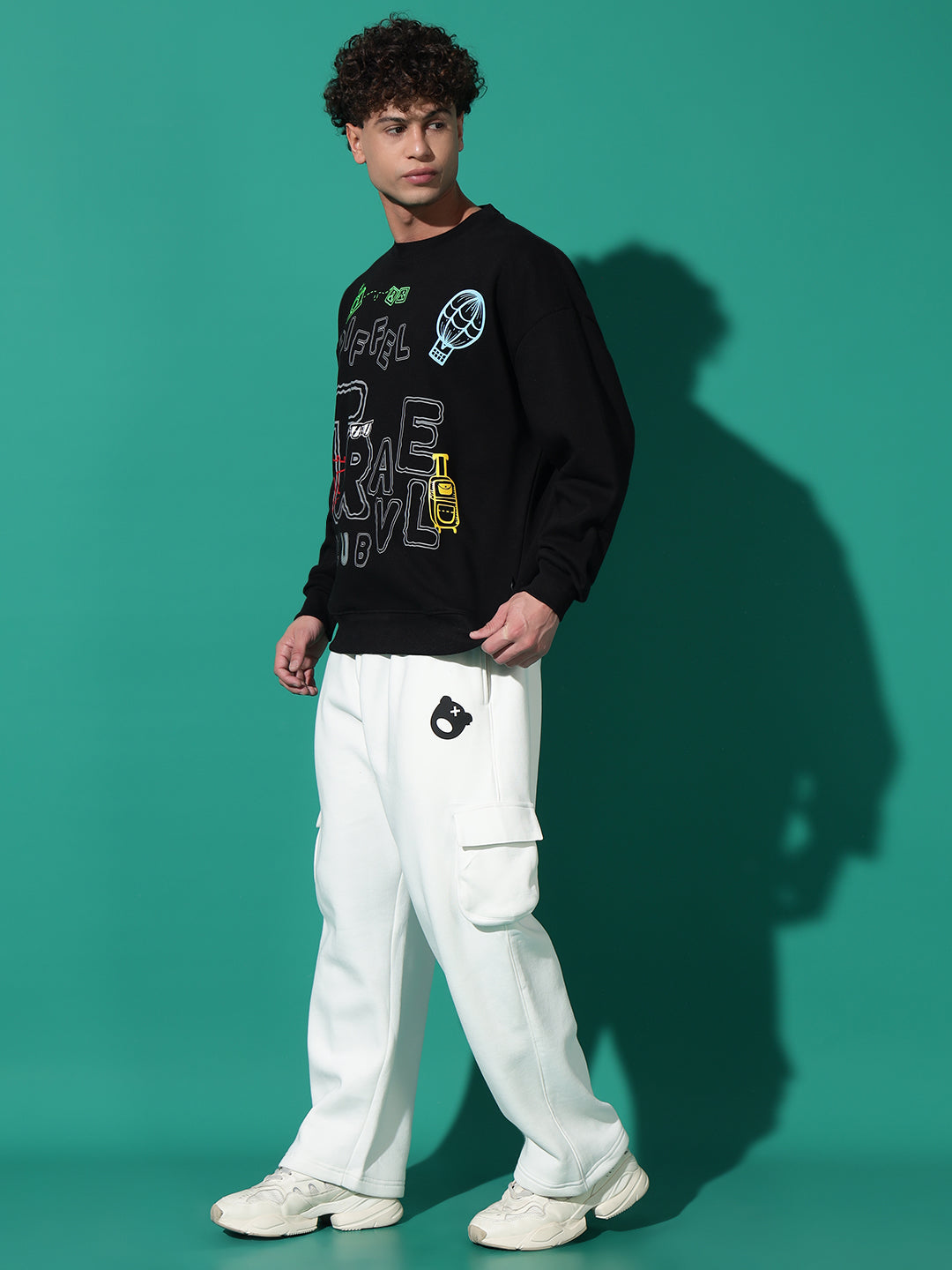 GRIFFEL Men Oversized Tracksuit