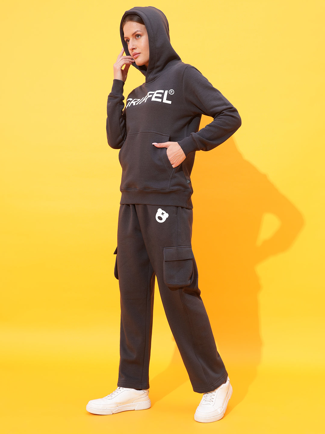 Registered Logo Print Oversized Tracksuit