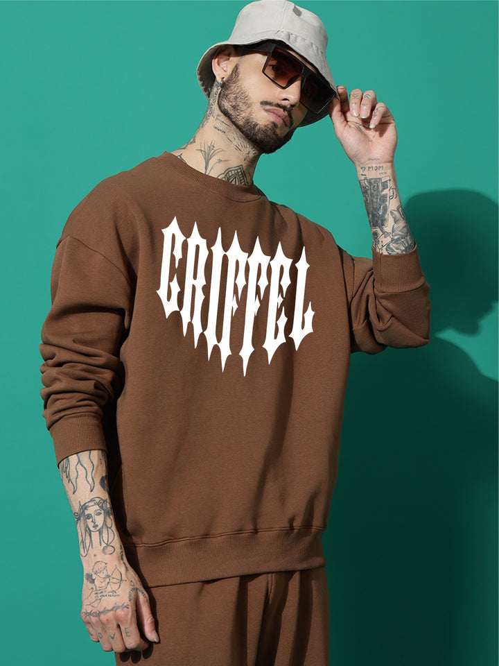 FLAMECORE GRIFFEL CLUB cotton fleece oversized tracksuit