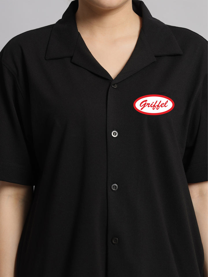 Cafe Cotton Bowling Shirt 🍽️