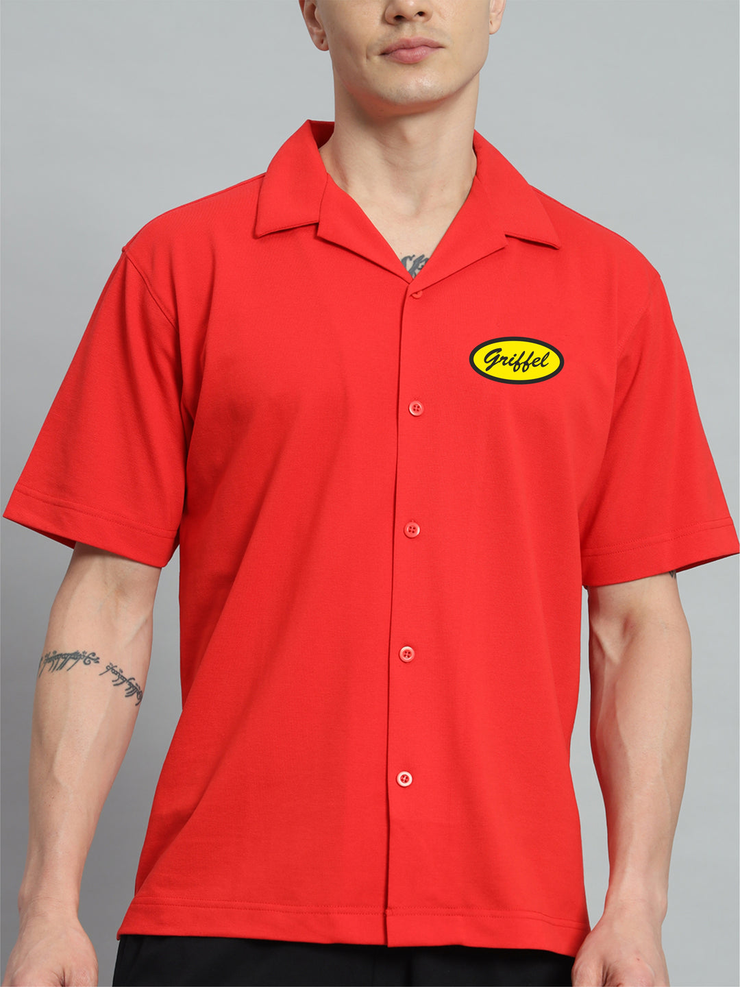 Cafe Cotton Bowling Shirt 🍽️