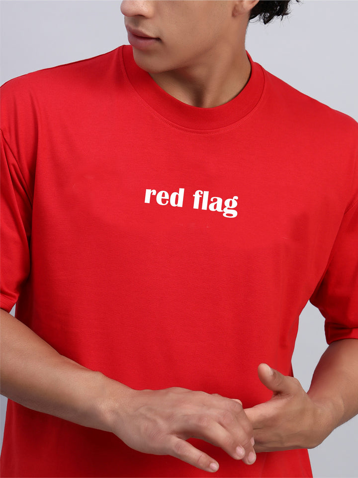 Red Flag Oversized Cotton Co-ord set 🚩