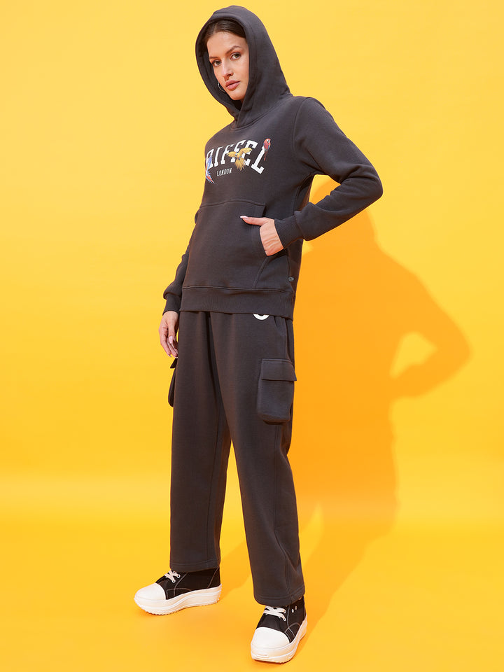 Birds Print Regular Fit Tracksuit