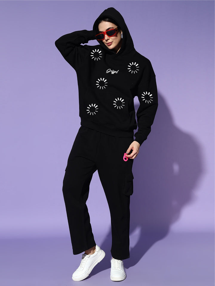 BUFFER GRIFFEL CLUB cotton fleece oversized tracksuit