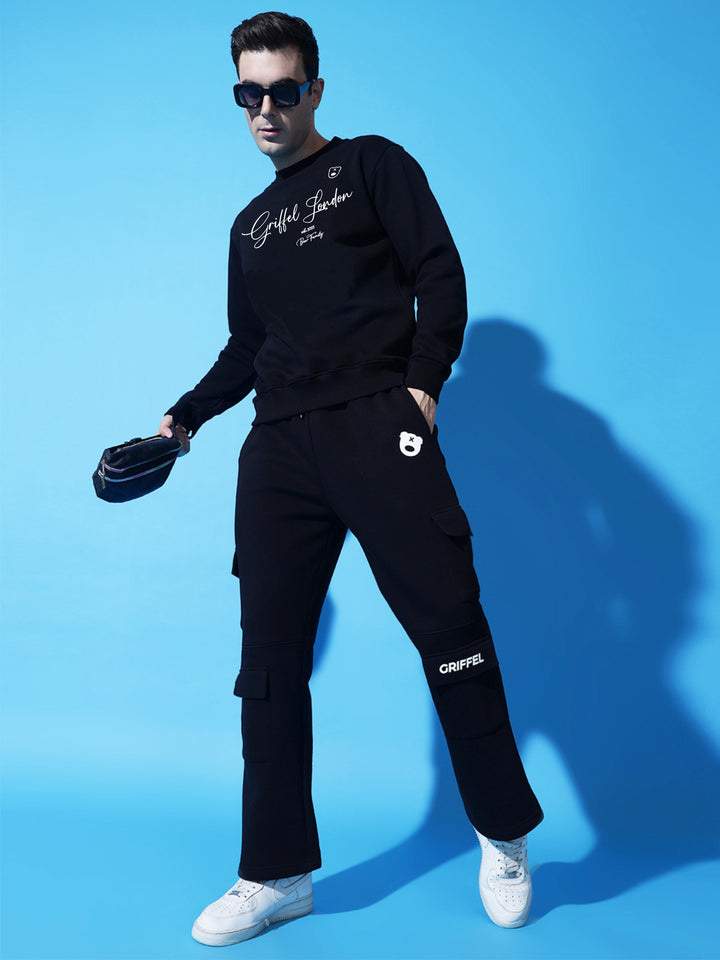 GRIFFEL SIGNATURE GRIFFEL CLUB cotton fleece oversized tracksuit