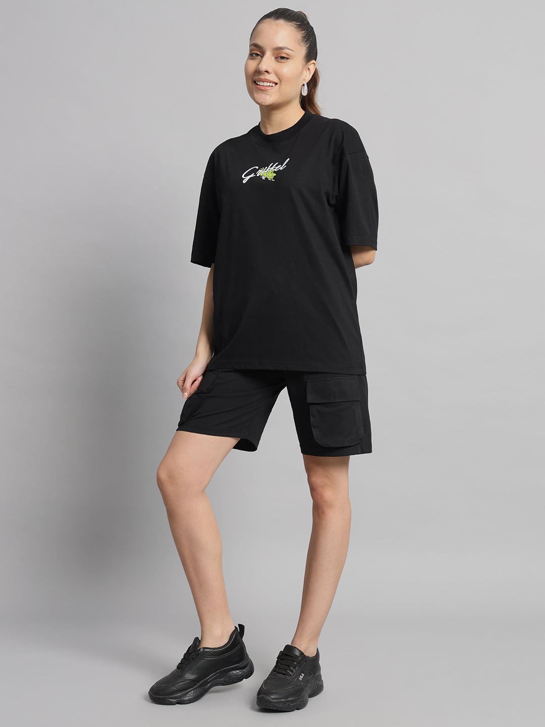 GRIFFEL Women T-shirt and Short Set