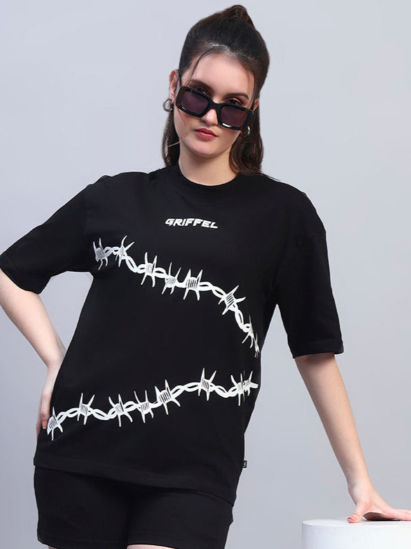 KOREAN WIRE OVERSIZED T-SHIRT