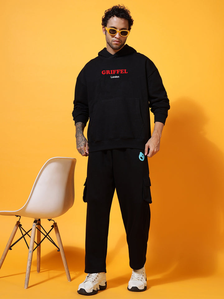 NO HEART NO ART GRIFFEL CLUB cotton fleece oversized tracksuit