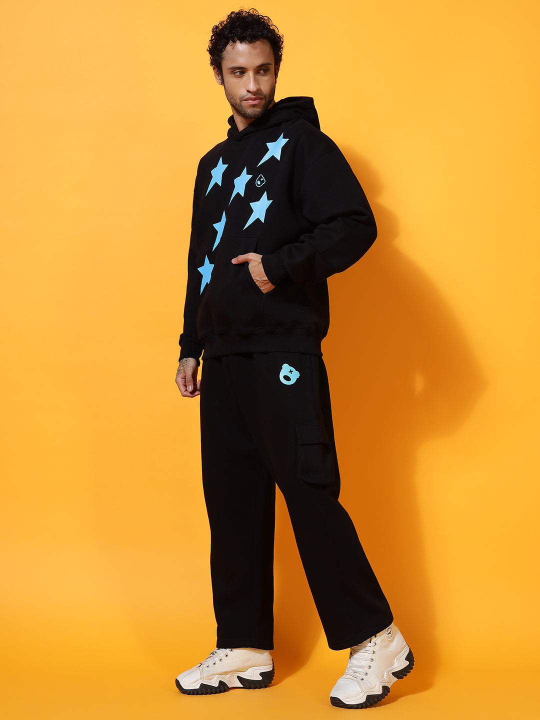 Front Stars Oversized Tracksuit 🌟