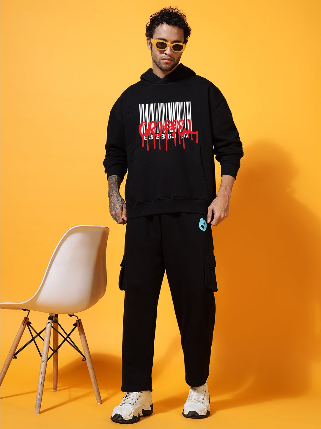 GRIFFEL SCAN OGRIFFEL CLUB cotton fleece oversized tracksuit