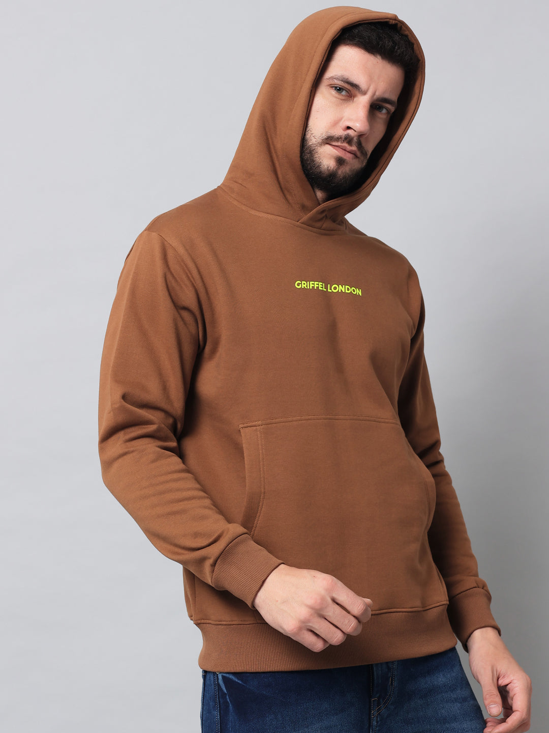 Griffel London Print Regular Fit Hoodie