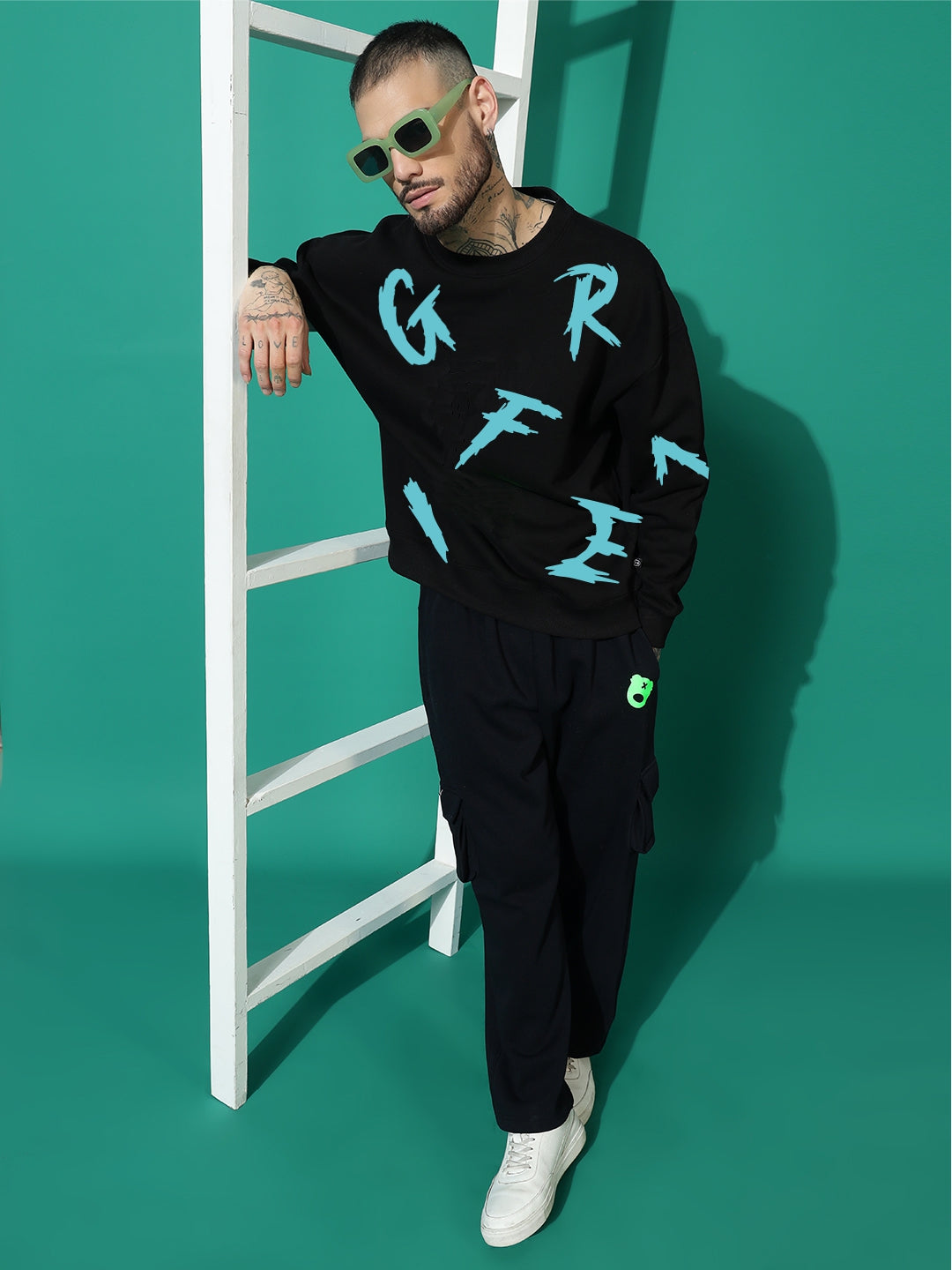 DESIGNER GRIFFEL GRIFFEL CLUB cotton fleece oversized tracksuit