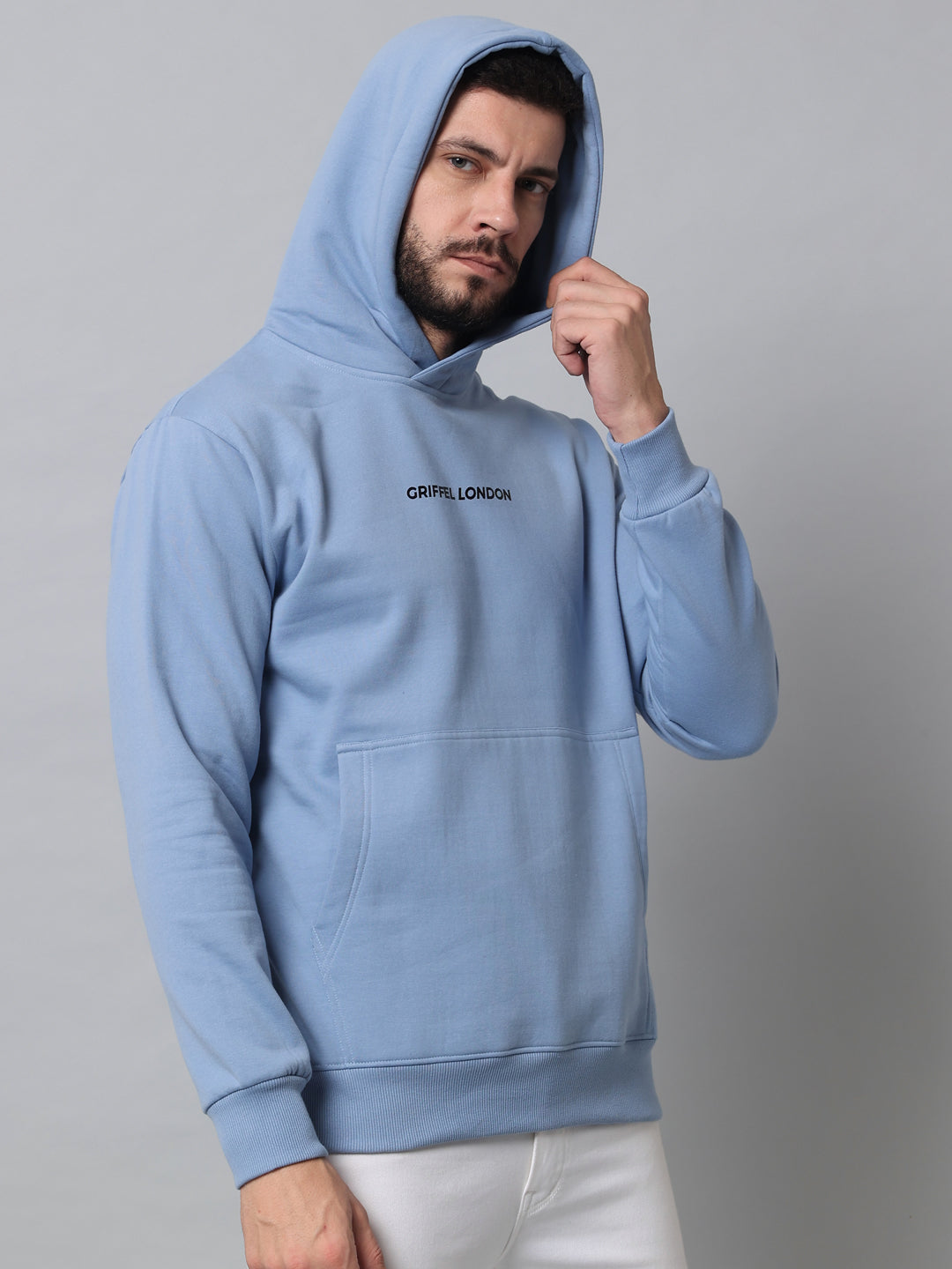 Griffel London Print Regular Fit Hoodie