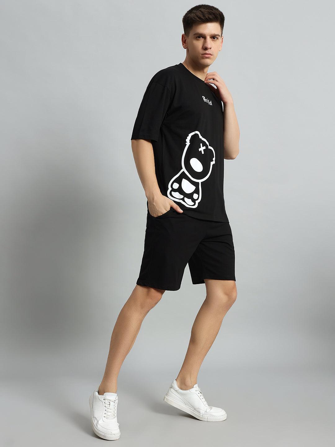 PUFF TEDDY T-shirt and Shorts Set