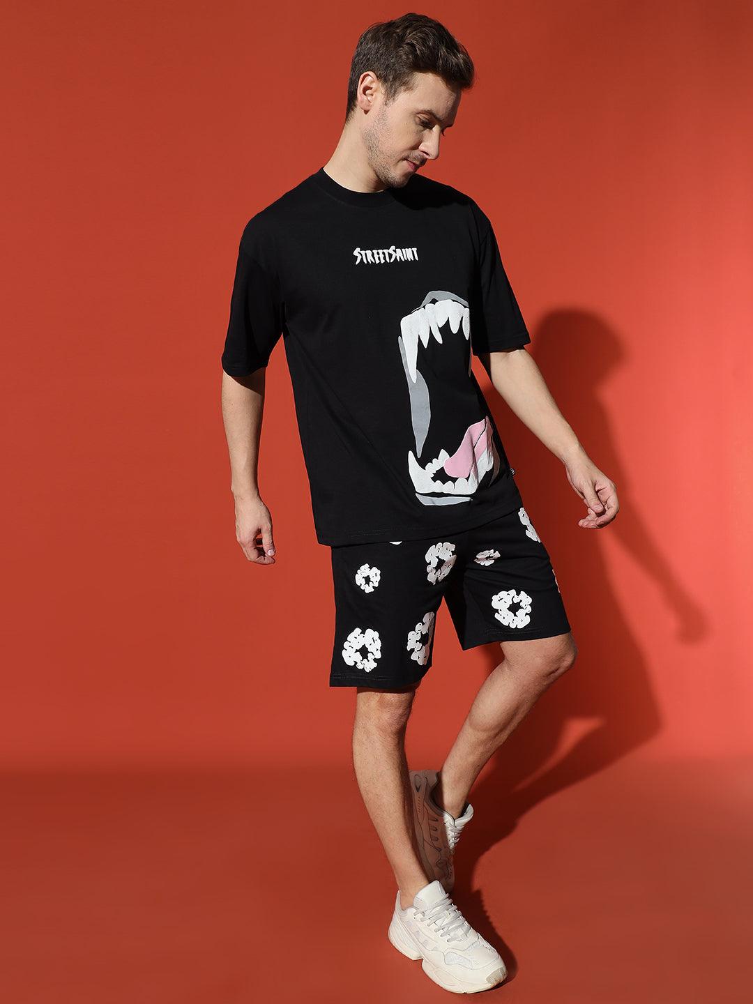 SHARK TEETH T-shirt and Shorts Set