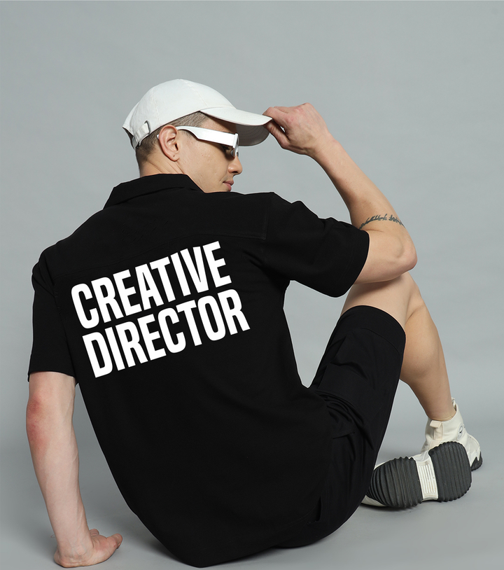 Creative Director t Cotton Bowling Shirt 🎬