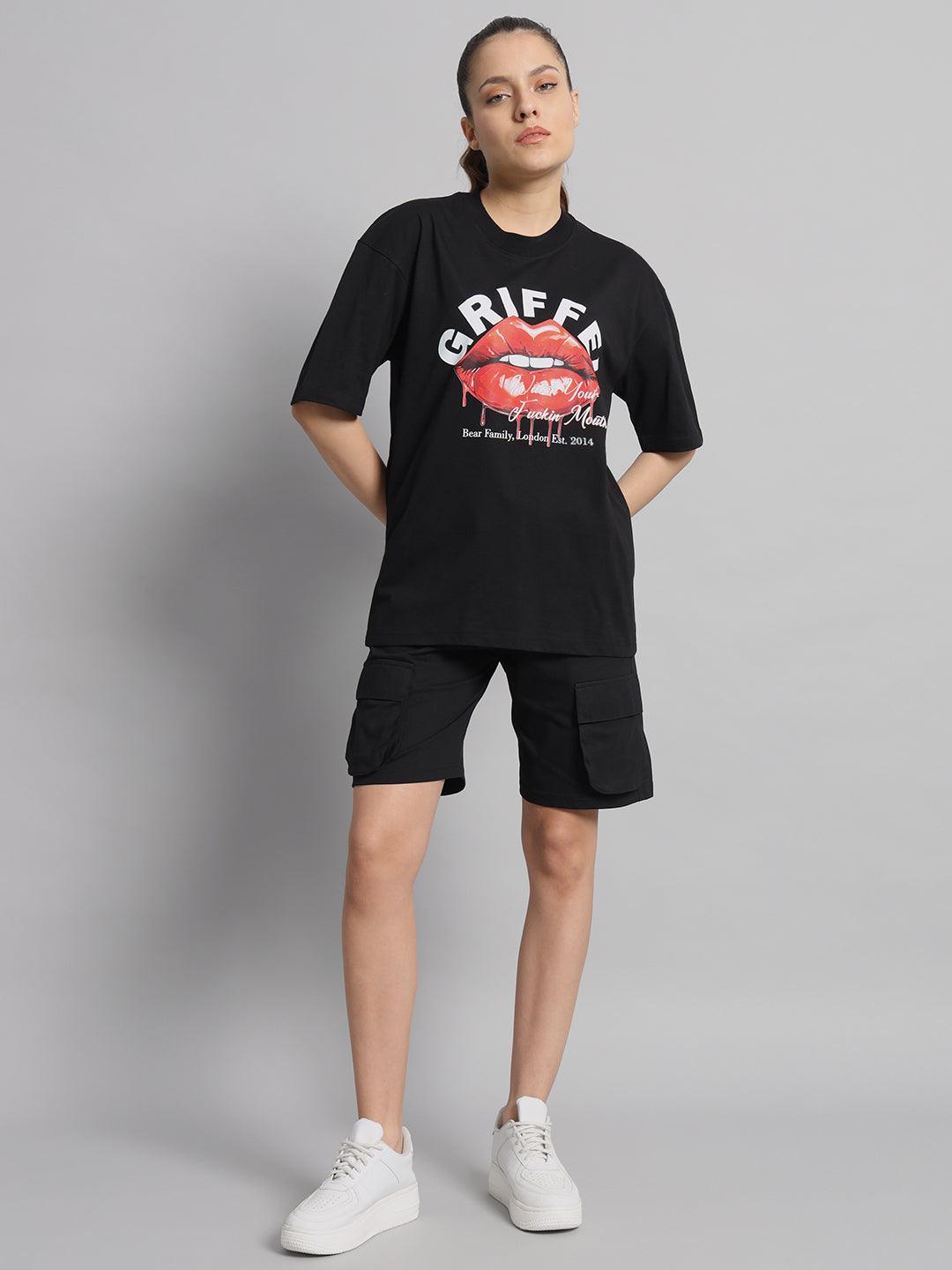 GRIFFEL Women T-shirt and Short Set