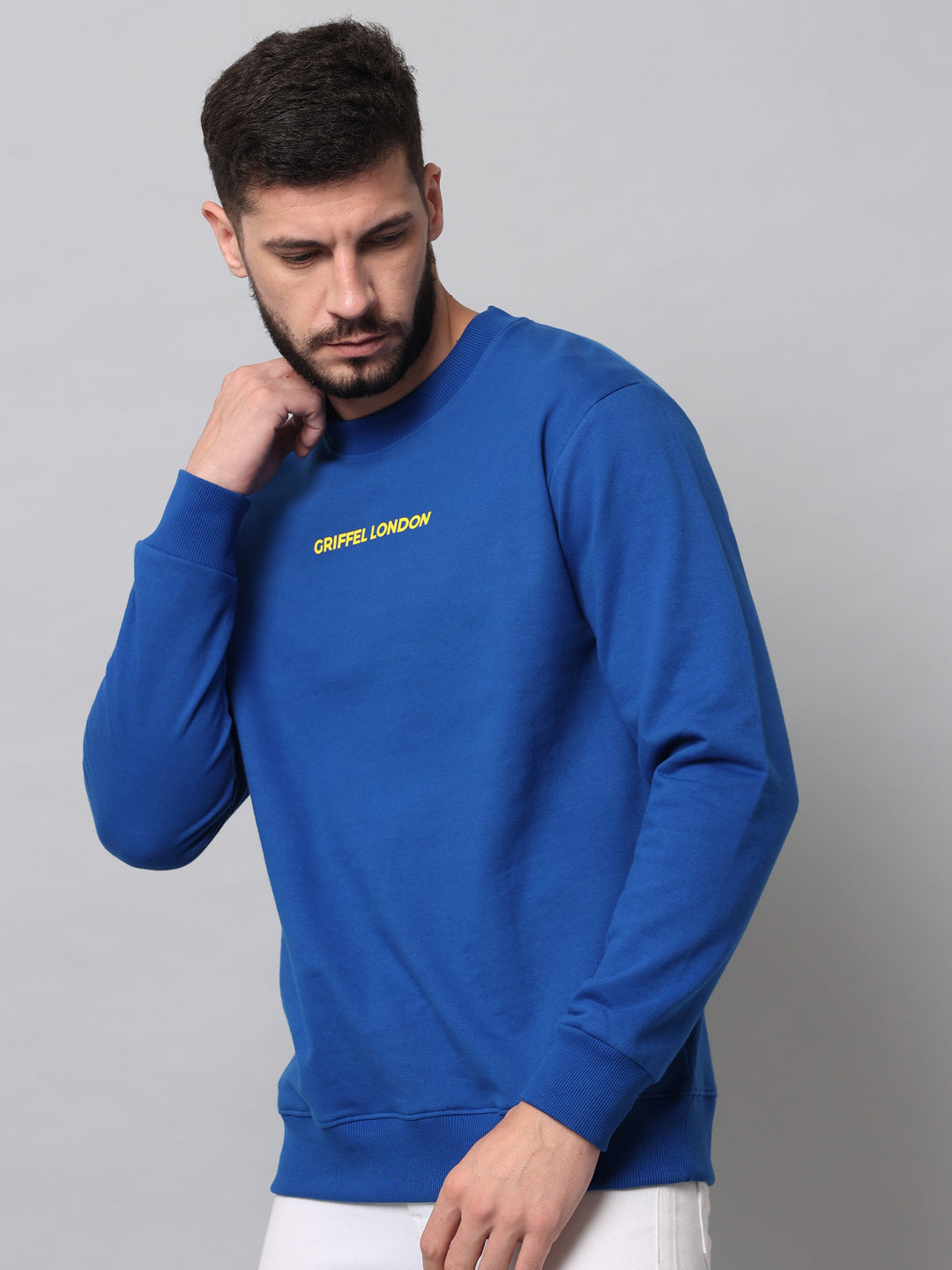 Griffel London Print Regular Fit Sweatshirt