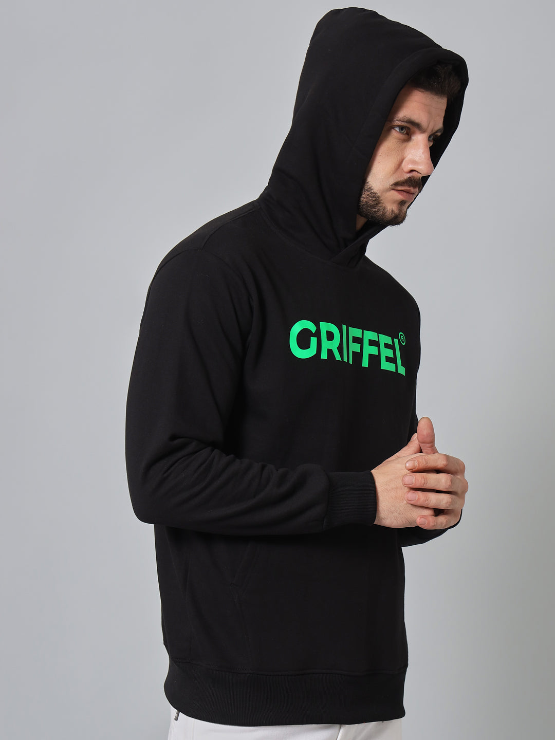 Registered Print Regular Fit Hoodie